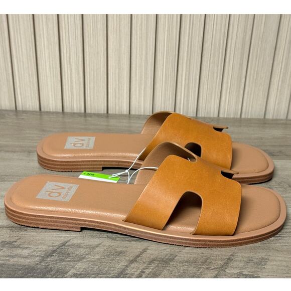 DV by Dolce Vita Women’s H-Band Slide Sandals Tan Size 7 - Picture 4 of 10